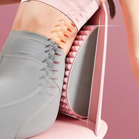 Travesseiro massageador para alívio de dor, relaxamento e corretor de postura, ciática, hérnia de disco e cintura, pescoço, lombar.