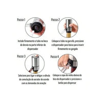 Distribuidor de vinho elétrico automático e decantador