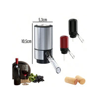 Distribuidor de vinho elétrico automático e decantador