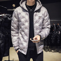 Jaqueta acolchoada de algodão masculina