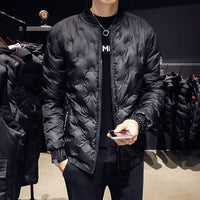 Jaqueta acolchoada de algodão masculina