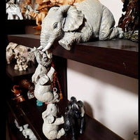 Conjunto com 3 Peças Elefante Bebê Artesanato