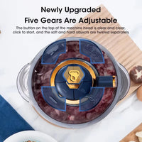 Moedor elétrico de aço inoxidável de carne, picador, triturador de vegetais, fatiadora, misturador doméstico, processadores de alimentos