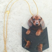 Pingente Formato Cachorrinho pra carro prático espelho retrovisor decoração de interior