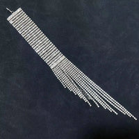 Bracelete de Cristal com Franja: Um Toque de Luxo e Elegância!