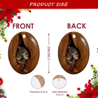 Decorativo de Lindos Animais de Madeira Decoração