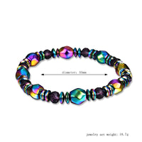 Pulseira de ímã de obsidiana com eletricidade estática para ajudar a dormir e energizar durante o dia