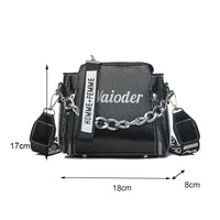 Trendy Women Letter Shoulder Bag Popular Female Handbag Holiday PU Messenger Exquisite Crossbody Bag