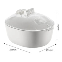 Novo Descongelador Rápido de Cozinha: Descongelamento 4 em 1, Mantenha Alimentos Frescos e Caixa UV Antibacteriana