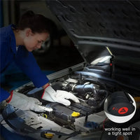 NOVA Lanterna LED Recarregável Portátil - Luz de Trabalho com Gancho e Base Magnética