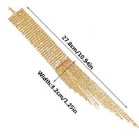 Bracelete de Cristal com Franja: Um Toque de Luxo e Elegância!