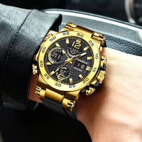 NOVIDADE 2024! Relógio Masculino de Luxo com Design Moderno