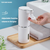Dispensadores automáticos de sabão de espuma branco 300 ml inteligente com infravermelho para as mãos