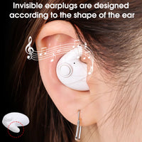 Mini Invisible Sleep Wireless Earphone Bluetooth 5.0 Hidden Earbuds IPX5 Waterproof Noise Cancelling Touch Control Headphone X55