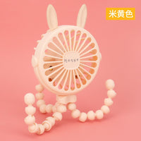 Ventilador para bebê portátil, USB Recarregável e Elétrico 3 velocidades