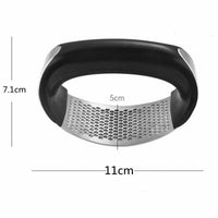 Triturador de Alho de Aço Inoxidável Manual