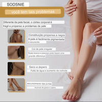 Clareador intimo e rejuvenescedor para axilas, virilha, bumbum e vagina.