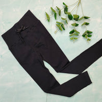 Leggings fitness com nervuras