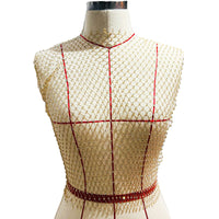 Sexy Mesh Crop Tops para mulheres