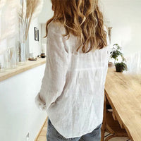 Sofisticada e elegante Camisas de linho