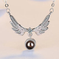 Incrível Colar de Projeção 100 Idiomas Eu Te Amo Pingente