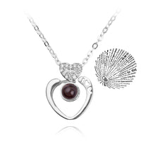 Incrível Colar de Projeção 100 Idiomas Eu Te Amo Pingente