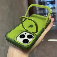 Capa transparente com suporte para pára-choques e parte traseira de proteção para câmera à prova de choque