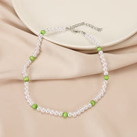 Colar de Pérolas do Amor na Moda