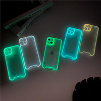 Capa de Silicone Luminosa Luz Noturna para IPhone