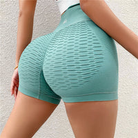 Shorts Fitness sem costura com forte modelagem