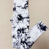 Legging feminina tie dye para academia sem costura