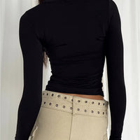 Blusa Casual Manga Longa 2023