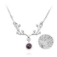 Incrível Colar de Projeção 100 Idiomas Eu Te Amo Pingente