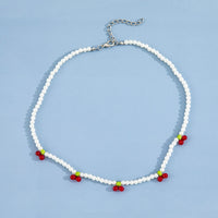 Colar de Pérolas do Amor na Moda