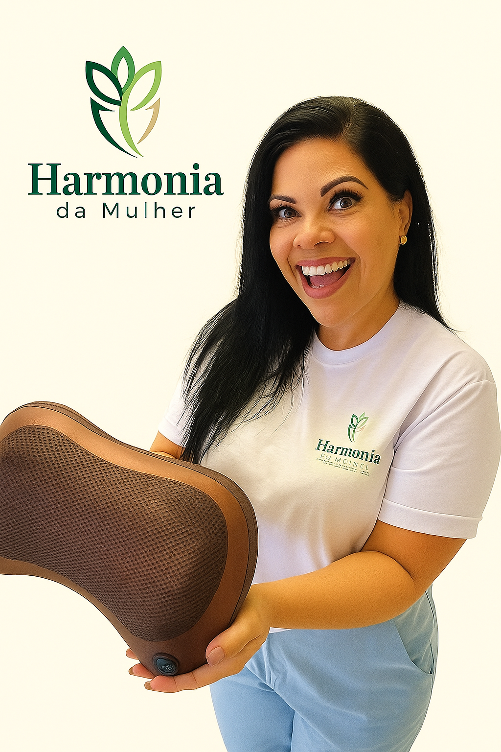 TRATAMENTO OMBROS, COSTAS E LOMBAR - ALIVIUN Almofada massageadora Shiatsu