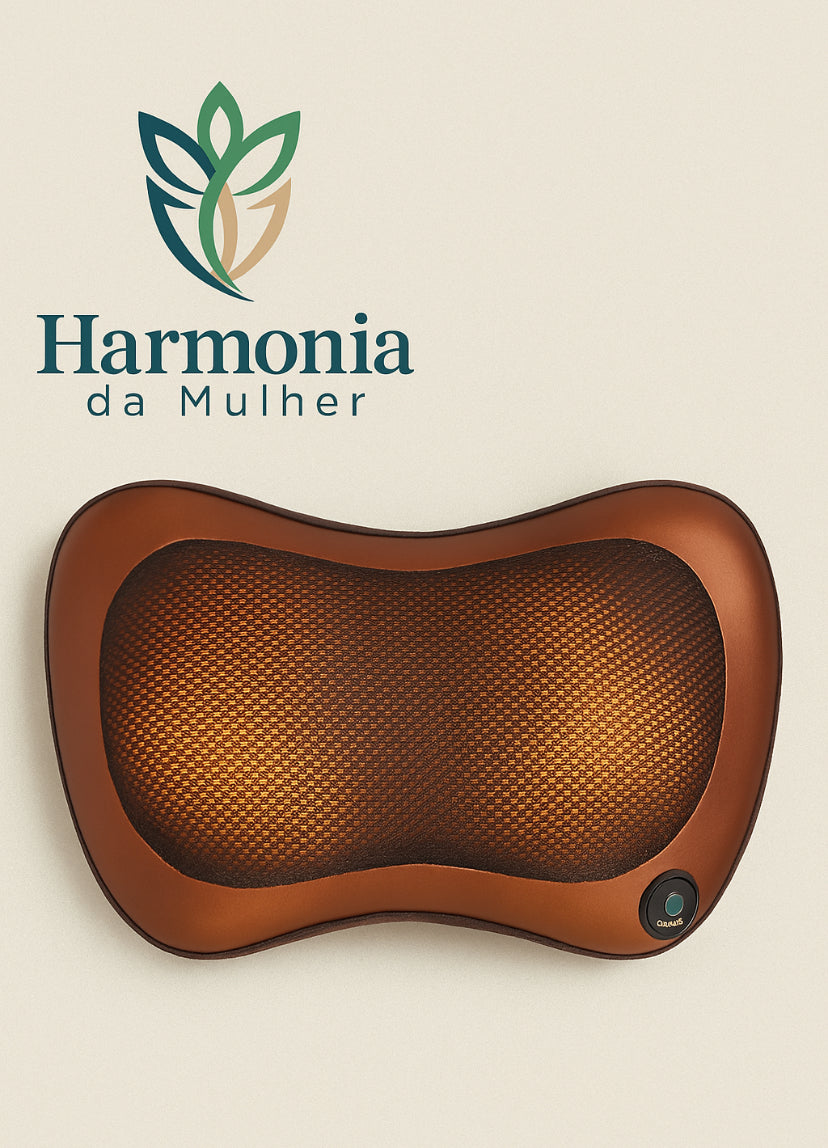 TRATAMENTO OMBROS, COSTAS E LOMBAR - ALIVIUN Almofada massageadora Shiatsu