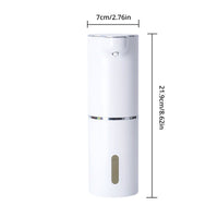 Dispensadores automáticos de sabão de espuma branco 300 ml  inteligente com infravermelho para as mãos