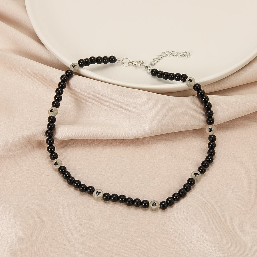Colar de Pérolas do Amor na Moda